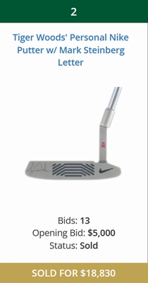 Tiger Woods' Personal Nike Putter